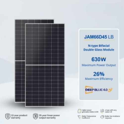 Tấm pin năng lượng mặt trời JA 615Wp